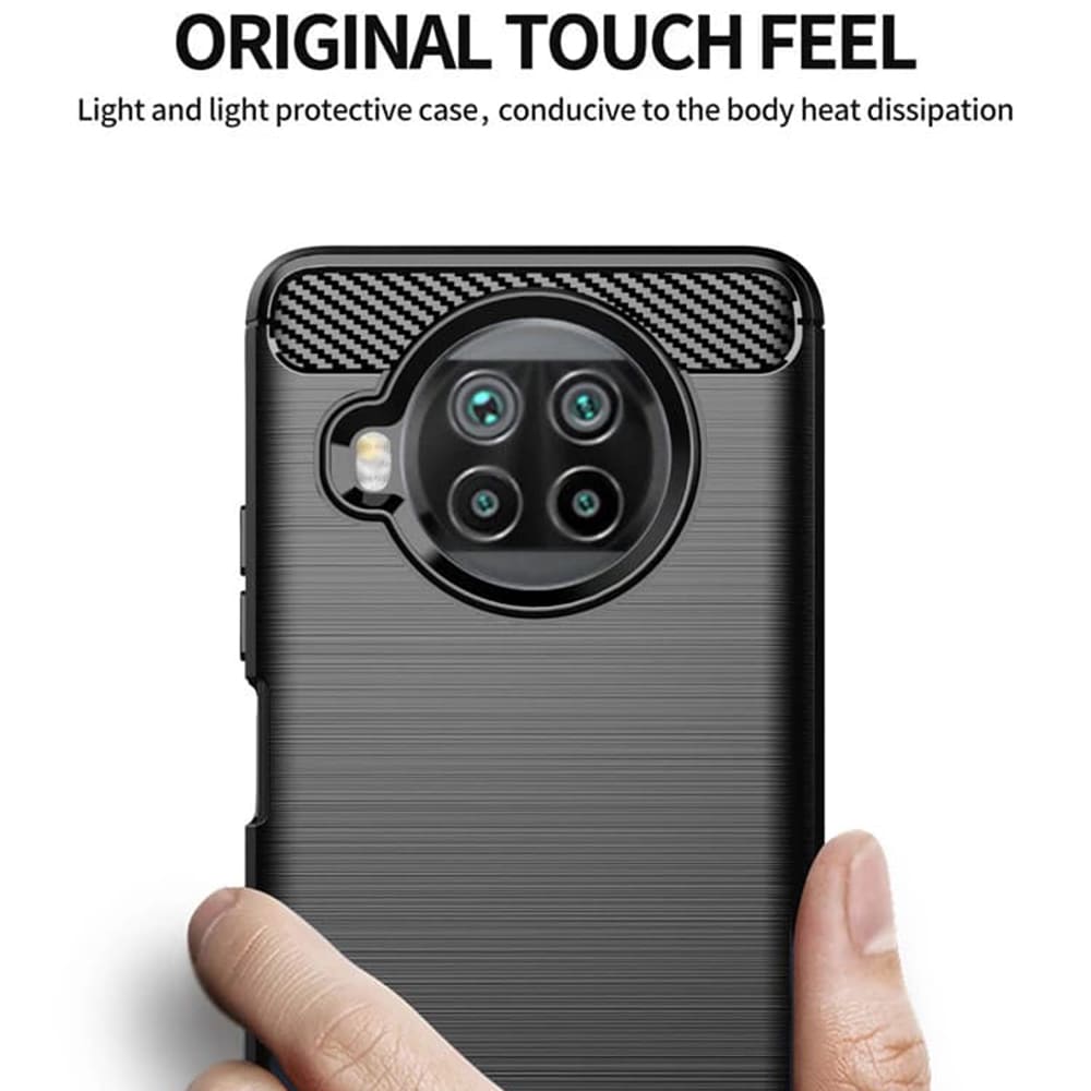 TechSuit - Carbon Silicone - Xiaomi Mi 10T Lite 5G - Black