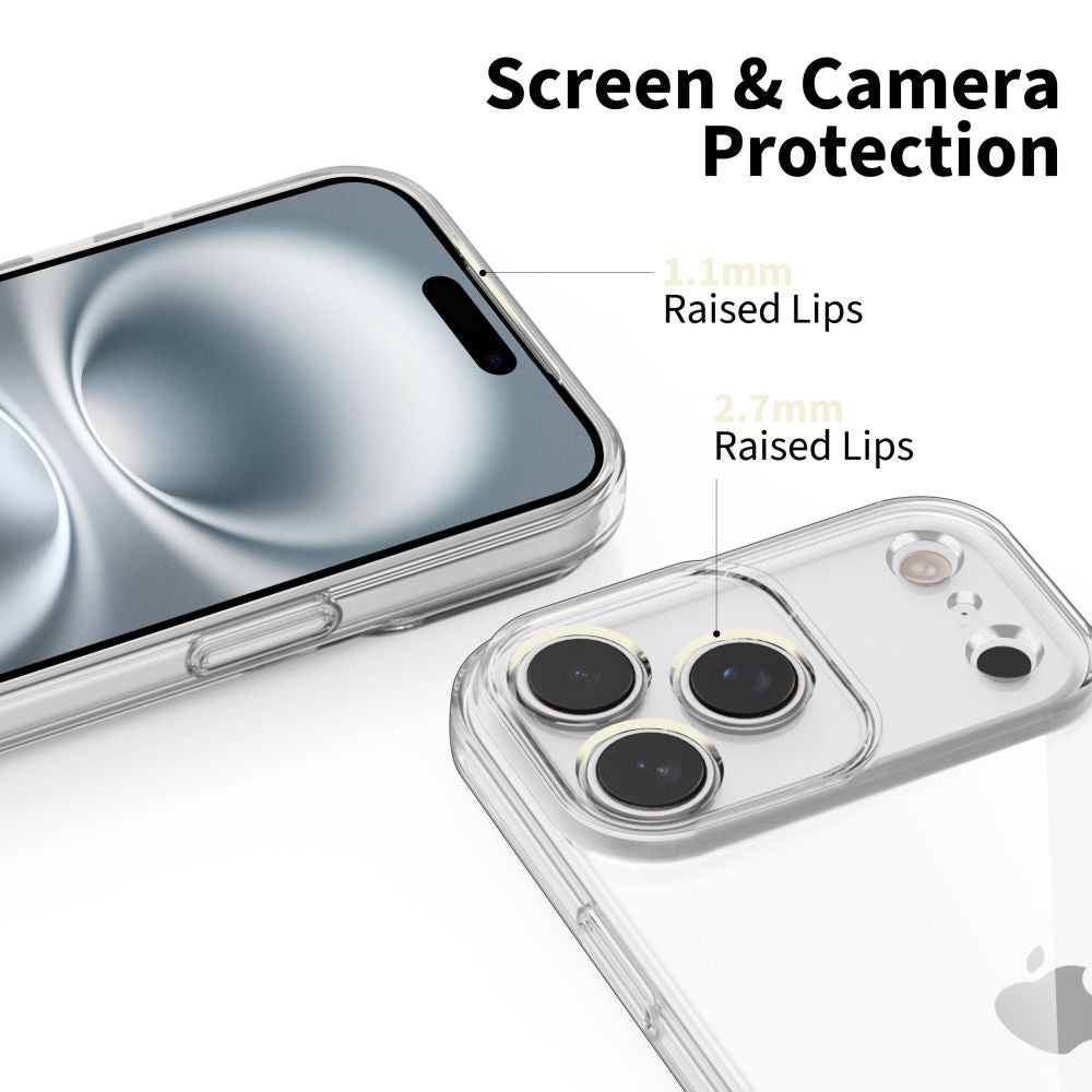 Калъф Tech-Protect Flexair - iPhone 17 Pro Max - Прозрачен