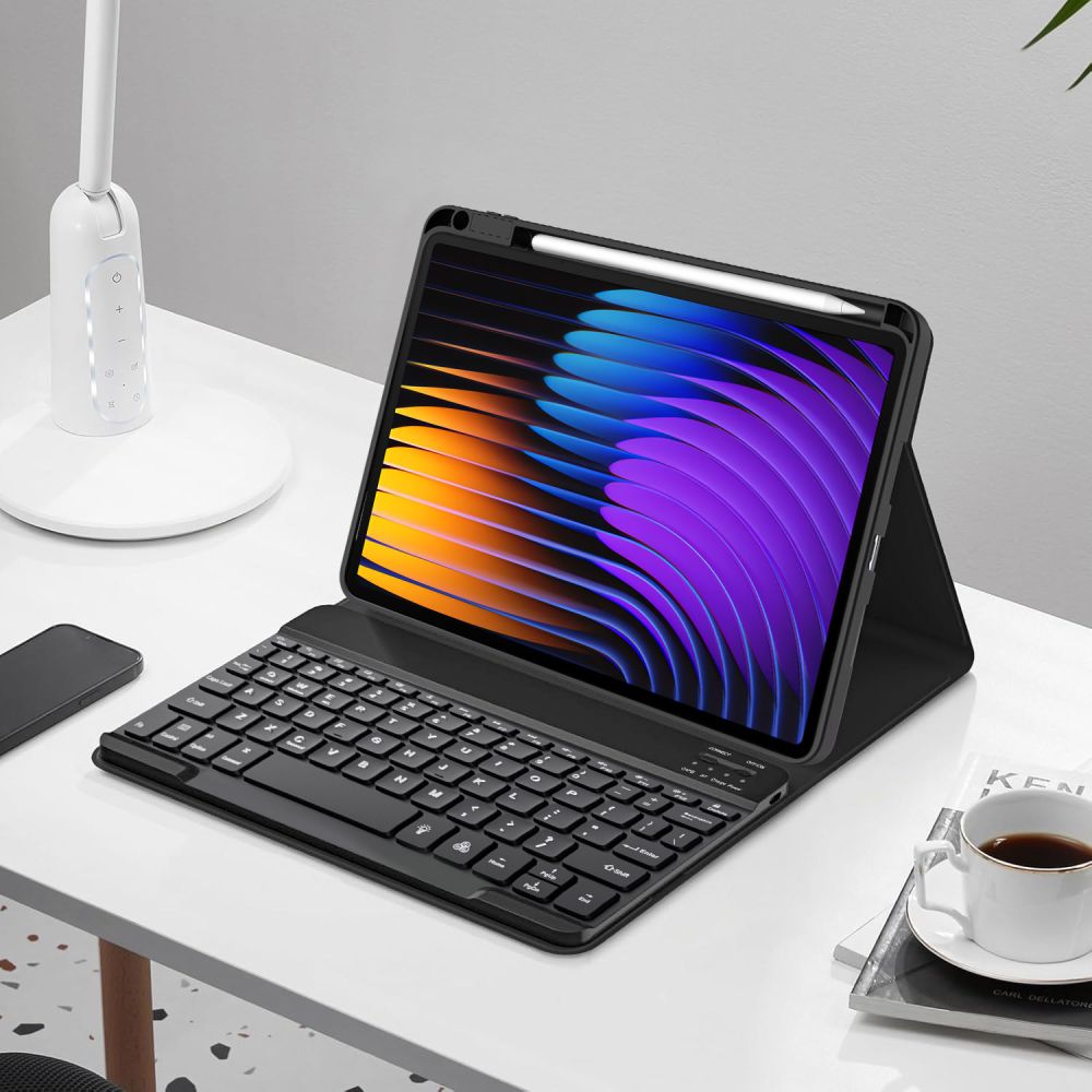 Tech-Protect SC Pen + Keyboard - Xiaomi Pad 7 - Черен