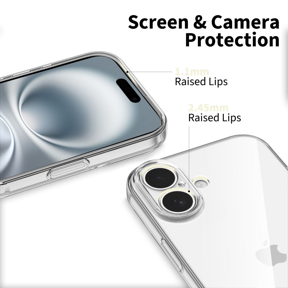 Калъф Tech-Protect Flexair - iPhone 17 - Прозрачен