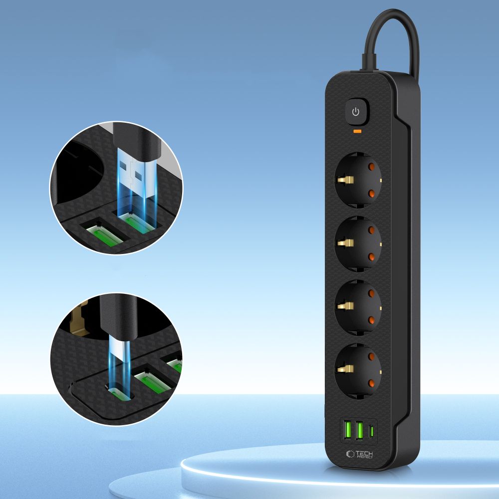 Кабел Tech-Protect - USB-C - 200cm