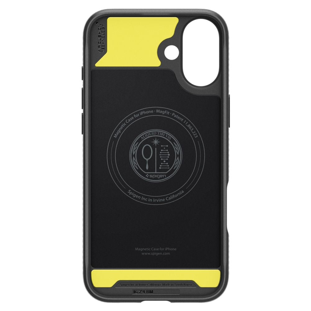 Калъф Spigen Rugged Armor - iPhone 16 - Черен