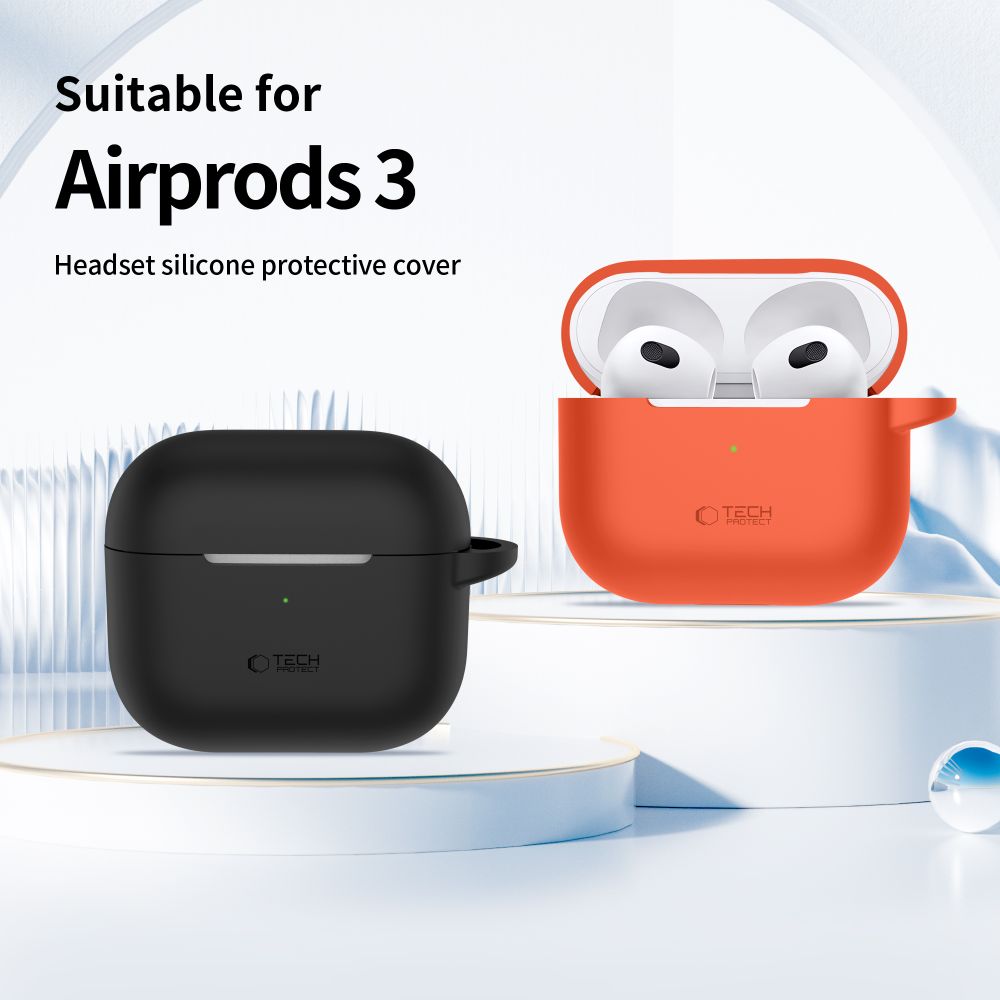 Tech-Protect Silicone Hook - Apple AirPods 3 - Розов
