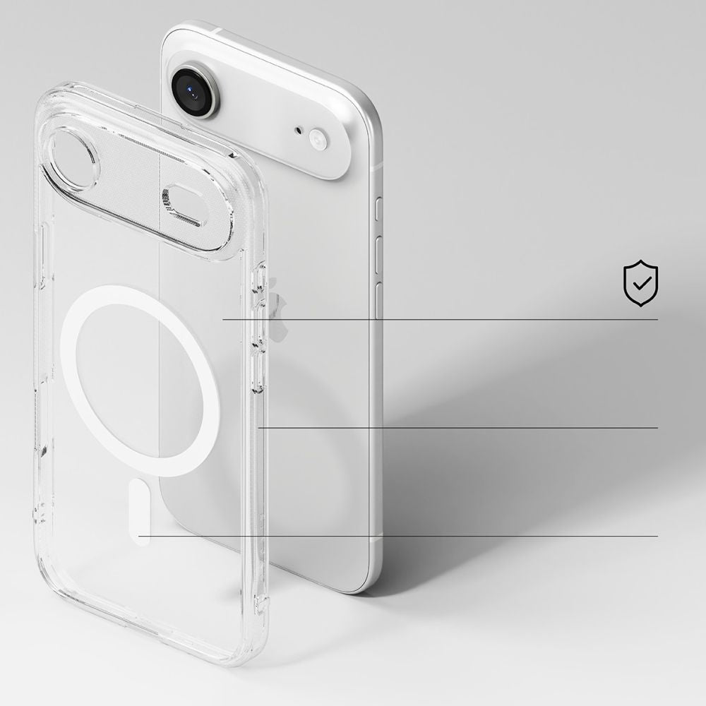 Калъф Ringke Magnetic - iPhone Air - Прозрачен