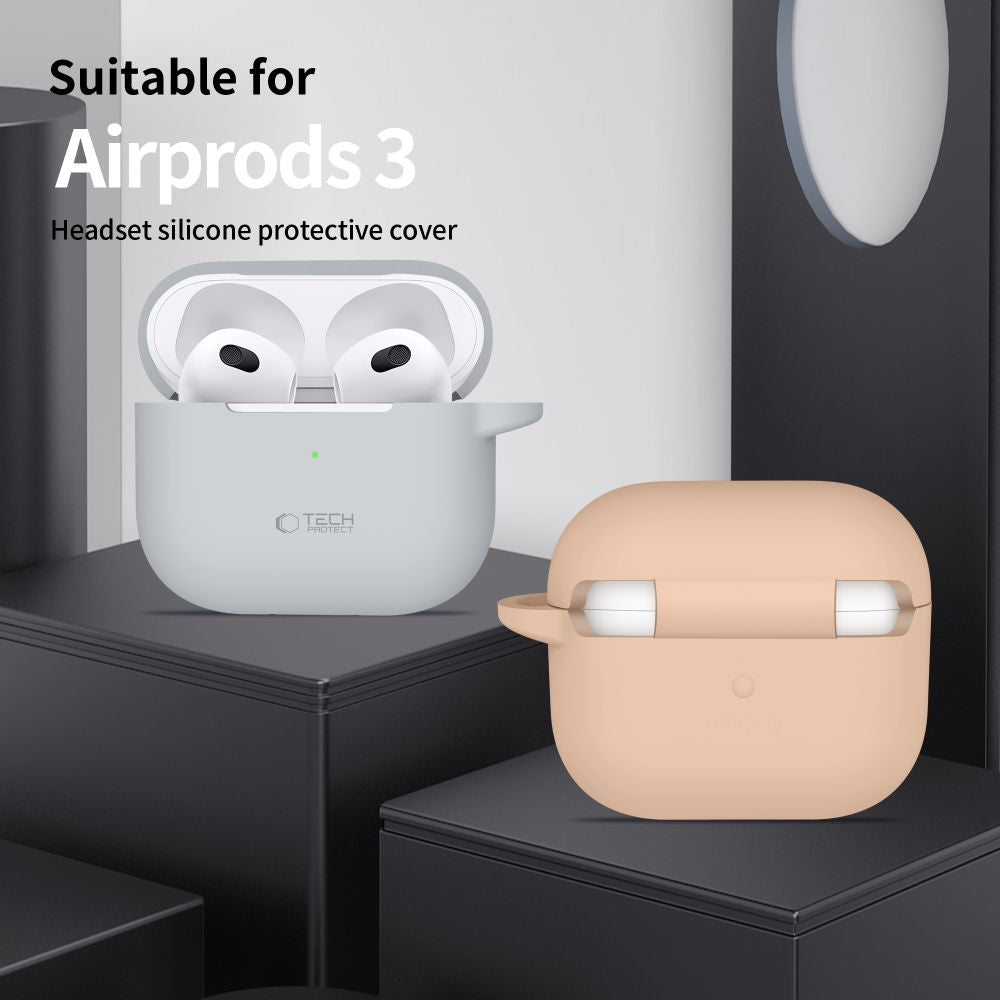 Tech-Protect Silicone Hook - Apple AirPods 3 - Оранжев