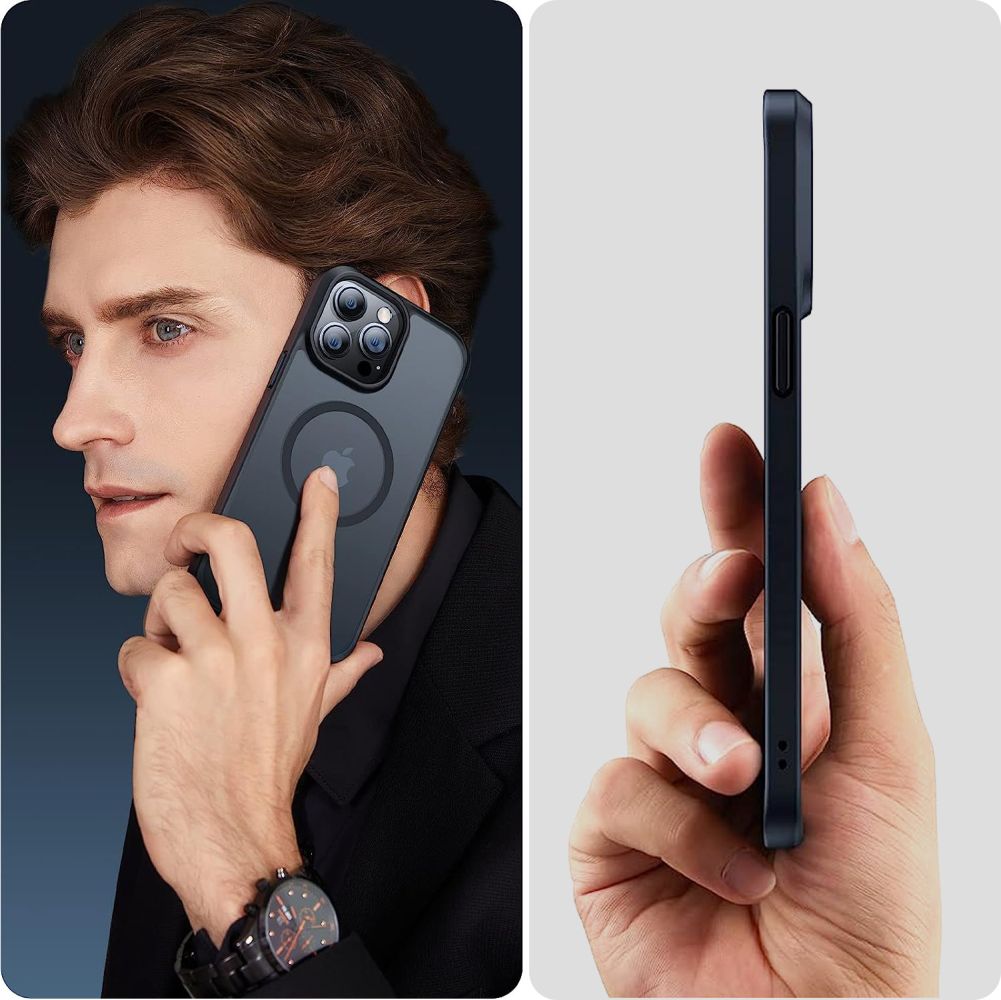 Калъф Tech-Protect MagSafe - iPhone 15 Pro Max - Черен