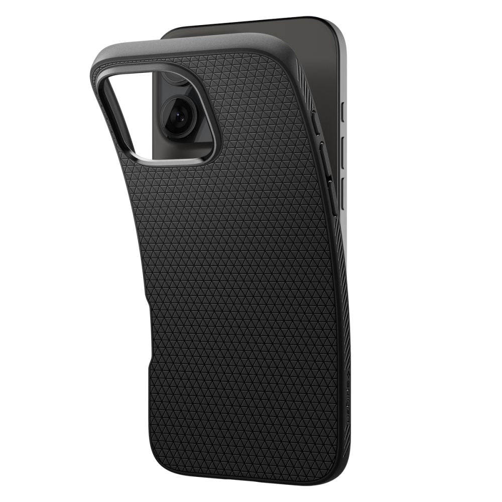 Калъф Spigen Liquid Air - iPhone 16 Pro Max - Черен