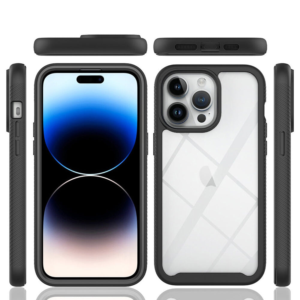 Techsuit - Defense360 Pro + Screen Protector - iPhone 15 Pro - Black