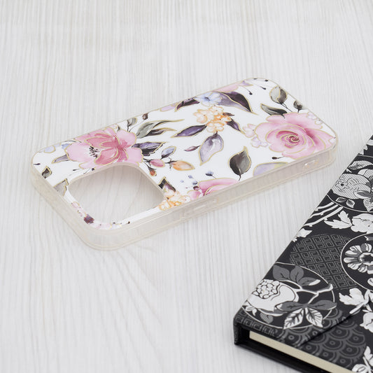 Techsuit - Marble Series - iPhone 15 Pro - Chloe White