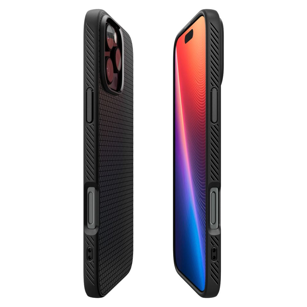 Калъф Spigen Liquid Air - iPhone 16 Pro Max - Черен