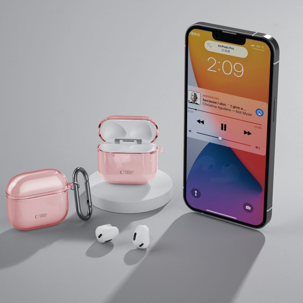 Калъф Tech-Protect Flexair - Apple AirPods 4 - Розов