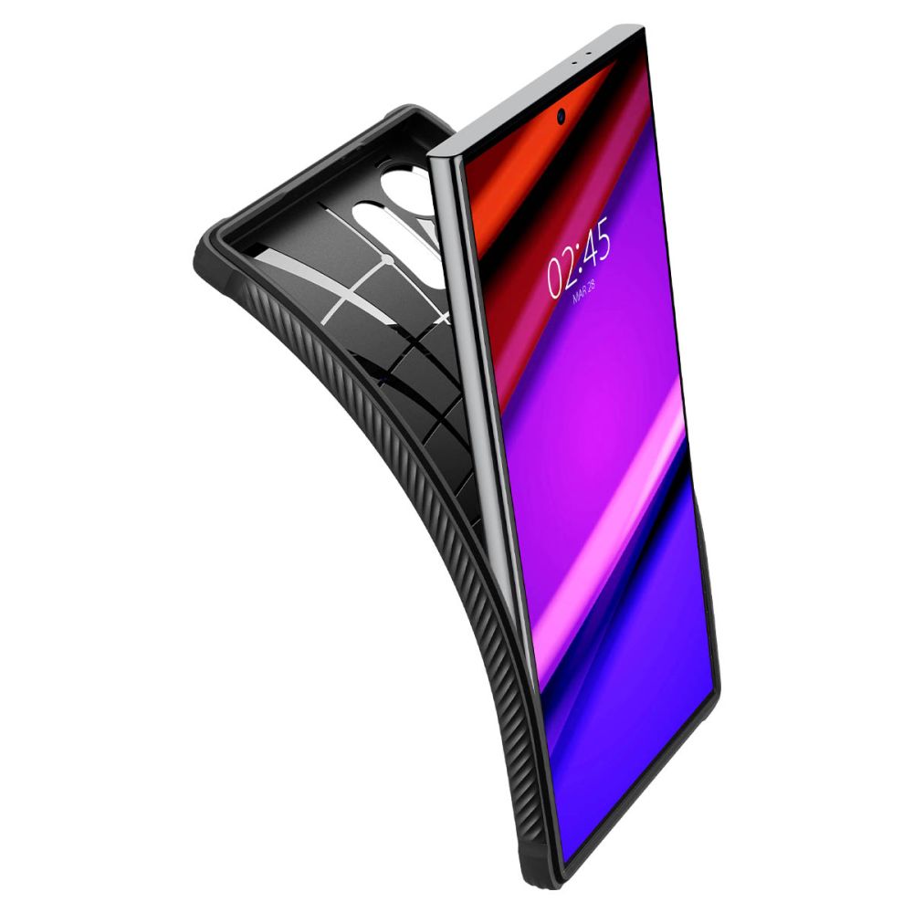 Калъф Spigen Rugged Armor - Galaxy S24 Ultra - Черен