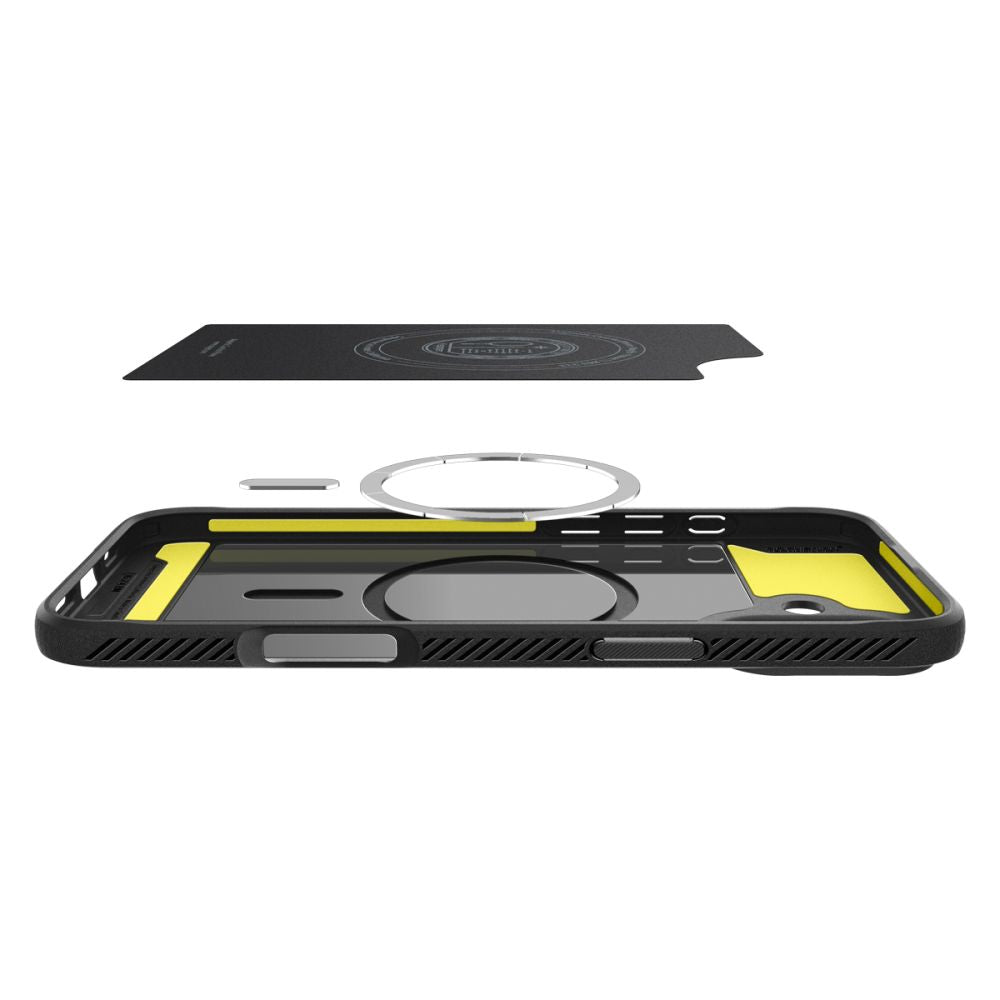 Калъф Spigen Rugged Armor - iPhone 16 - Черен