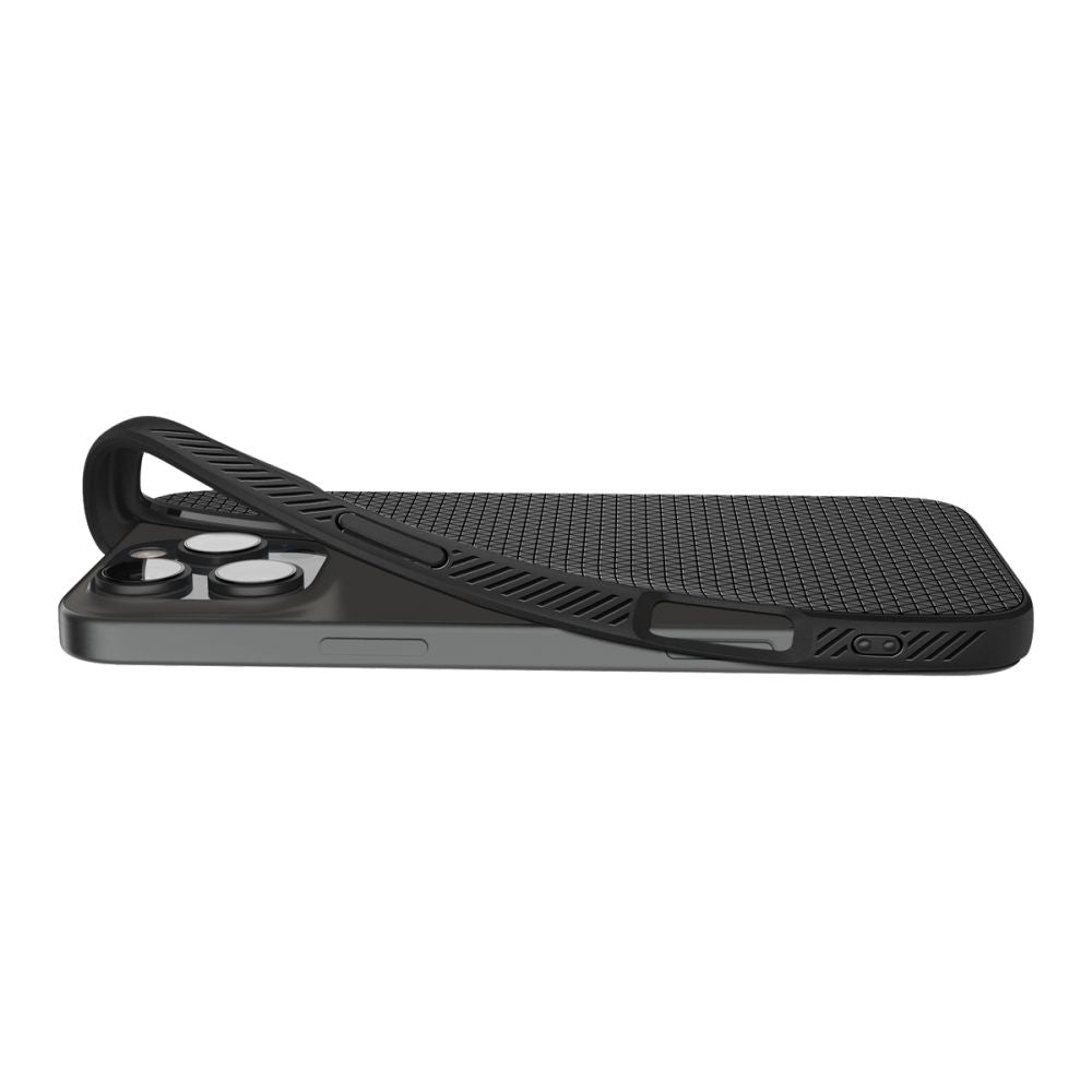 Калъф Spigen Liquid Air - iPhone 16 Pro Max - Черен