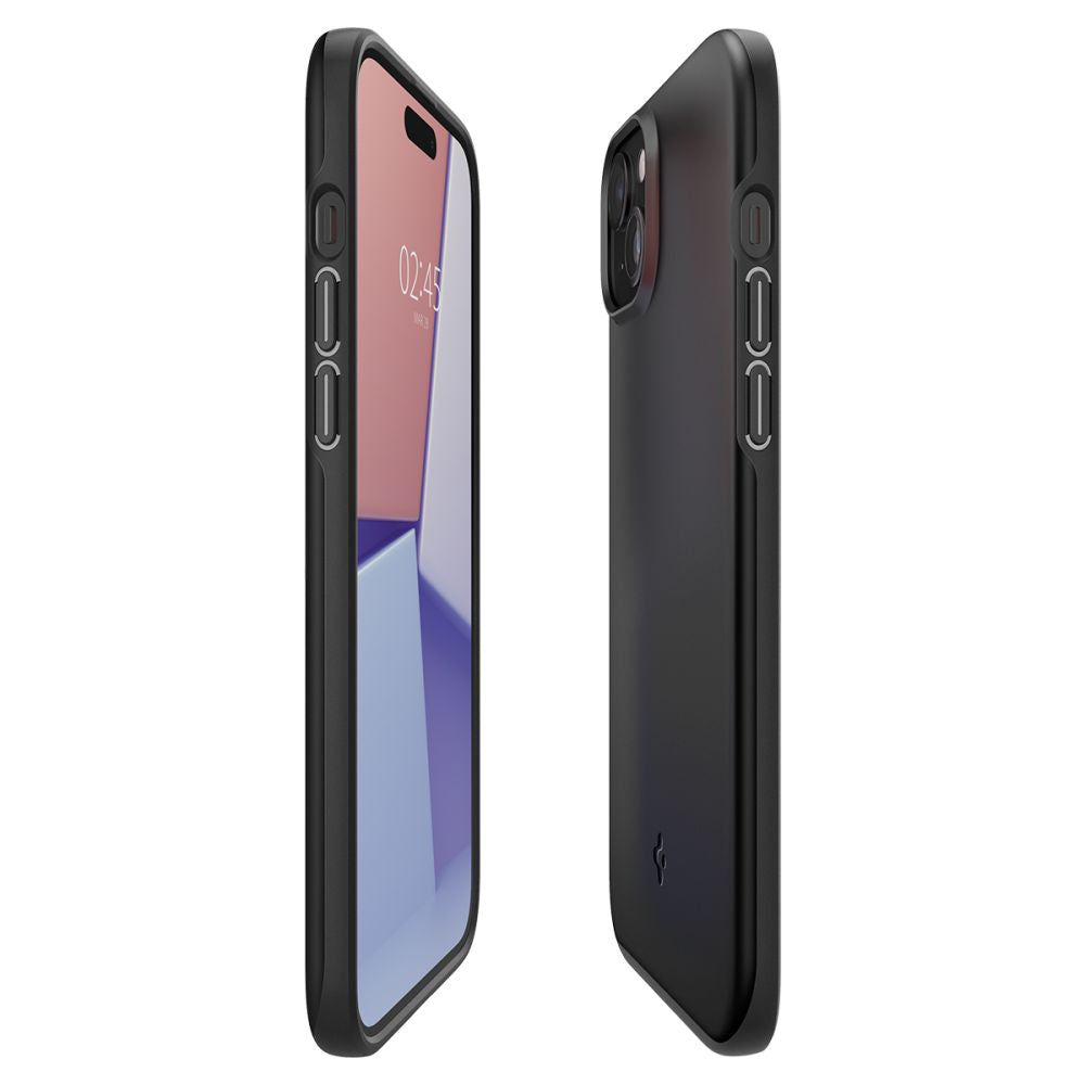 Калъф Spigen Thin Fit - iPhone 15 - Черен