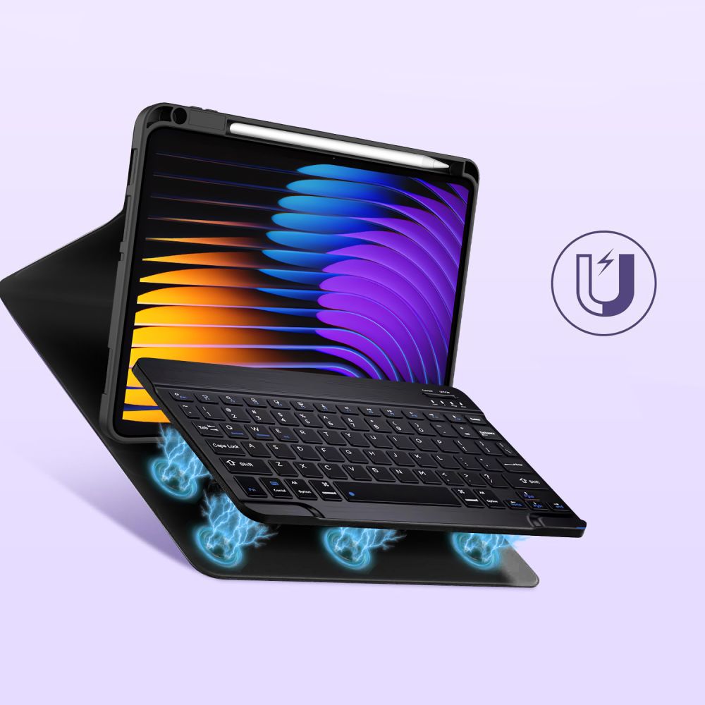 Tech-Protect SC Pen + Keyboard - Xiaomi Pad 7 - Черен