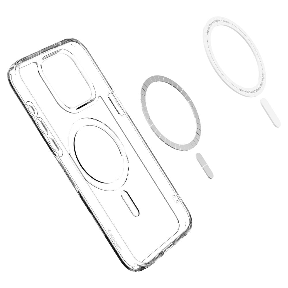 Калъф Spigen Ultra Hybrid - iPhone 15 Pro - Бял