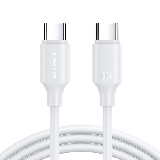 JoyRoom - Data Cable Long-Lasting Series (S-CC060A9) - Type-C to Type-C, Fast Charging 60W, 2m - White
