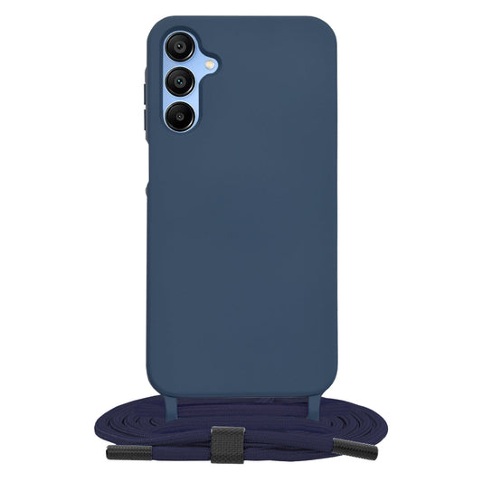 Techsuit - Crossbody Lanyard - Samsung Galaxy A15 4G / A15 5G - Blue
