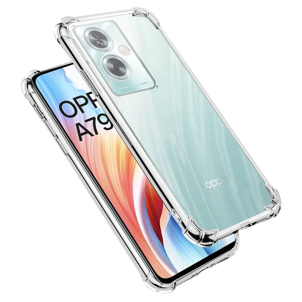 Techsuit - Shockproof Clear Silicone - Oppo A79 5G - Clear