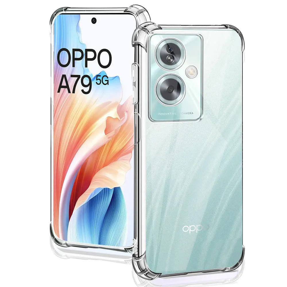 Techsuit - Shockproof Clear Silicone - Oppo A79 5G - Clear