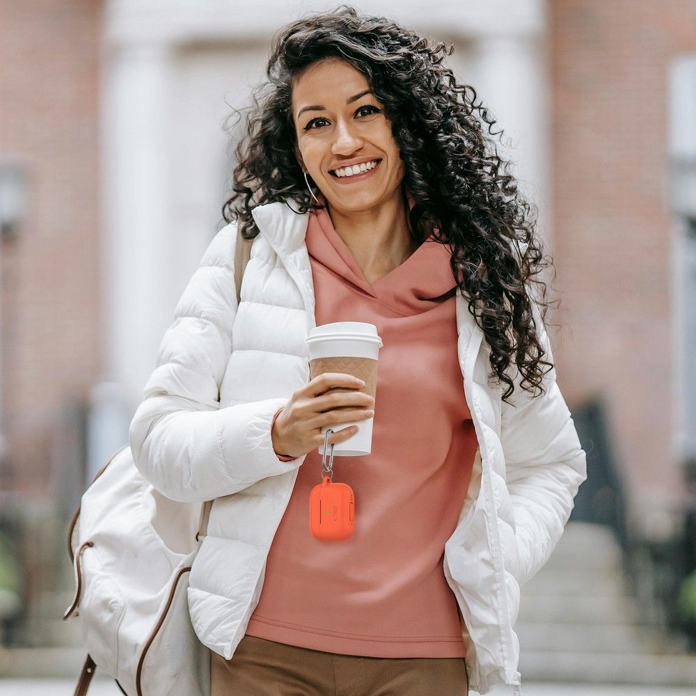 Tech-Protect Silicone Hook - Apple AirPods Pro 1 - Черен