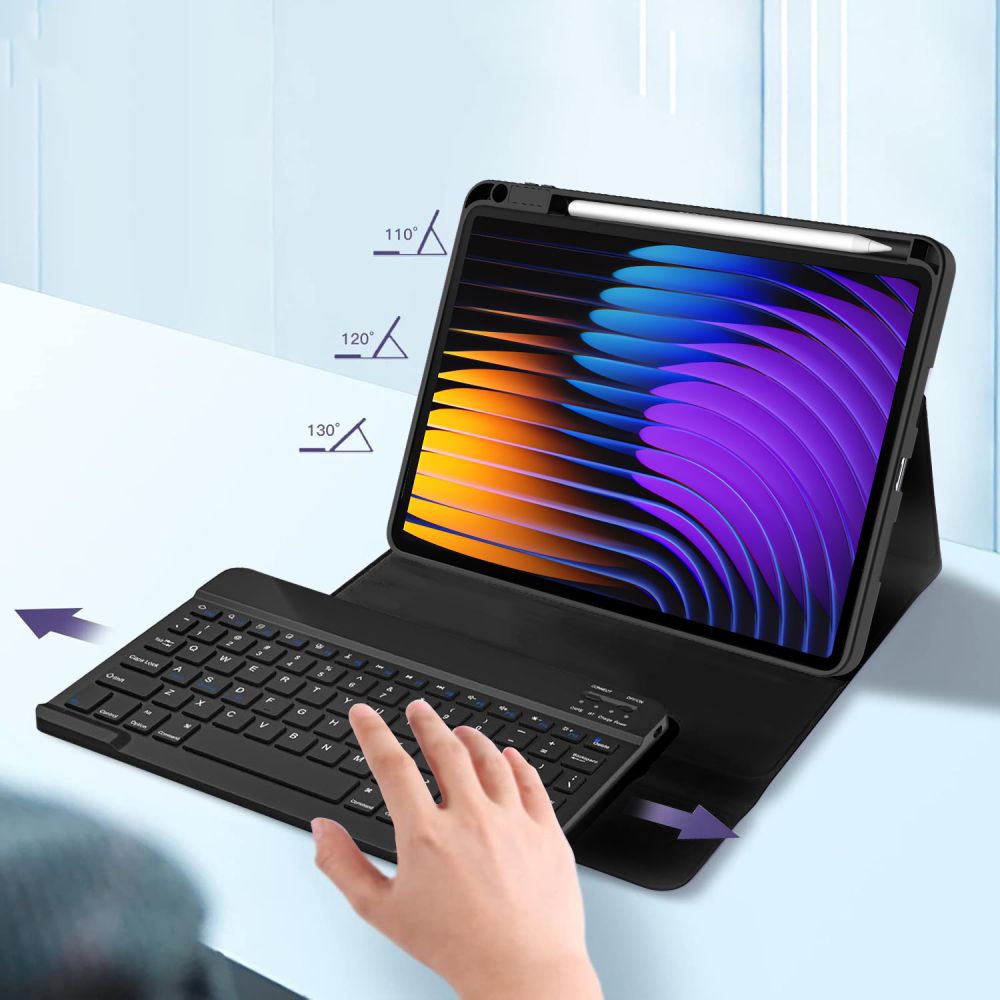 Tech-Protect SC Pen + Keyboard - Xiaomi Pad 7 - Черен