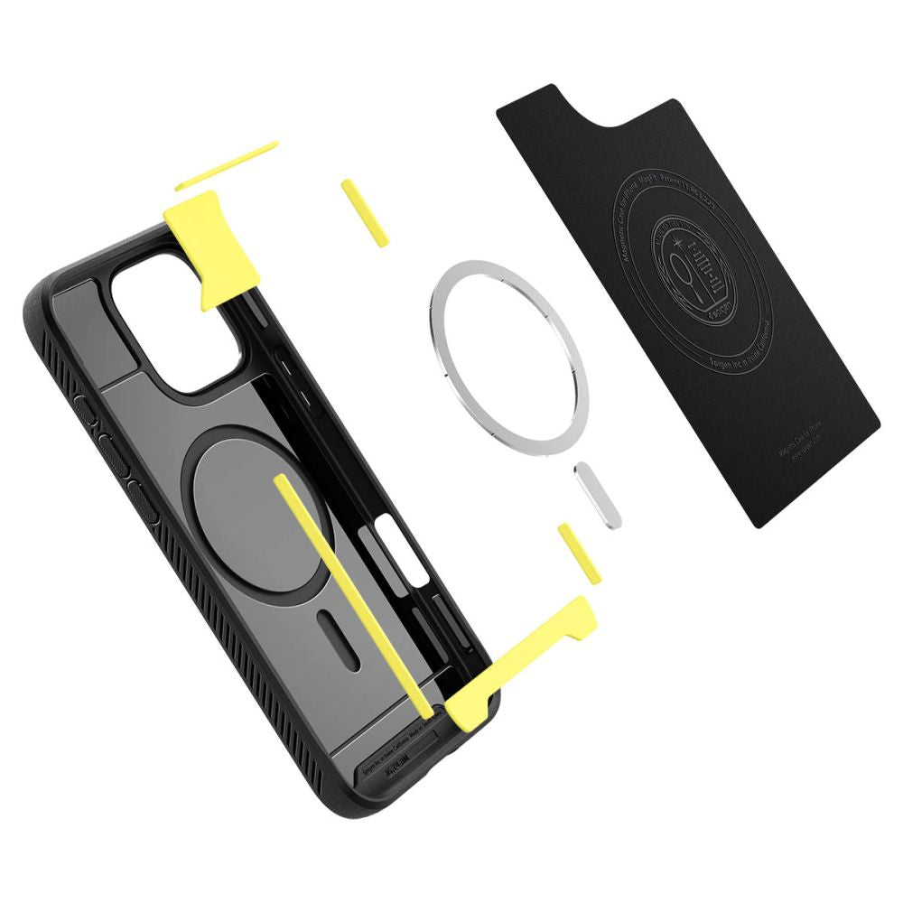 Калъф Spigen Rugged Armor - iPhone 16 Pro - Черен