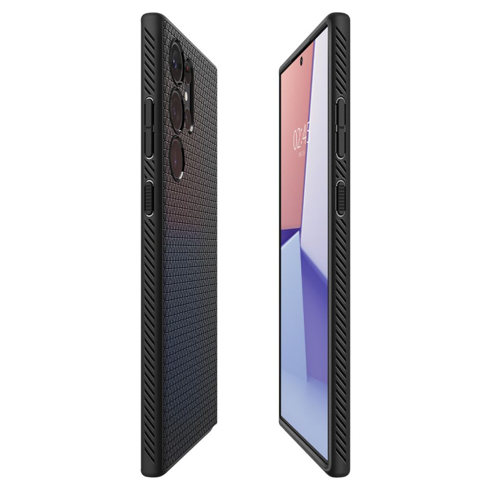 Калъф Spigen Liquid Air - Galaxy S23 Ultra - Черен
