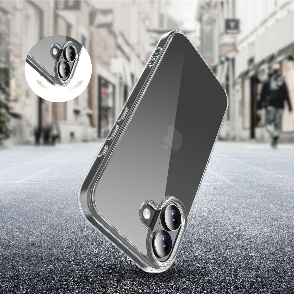 Калъф Tech-Protect Flexair - iPhone 17 - Прозрачен