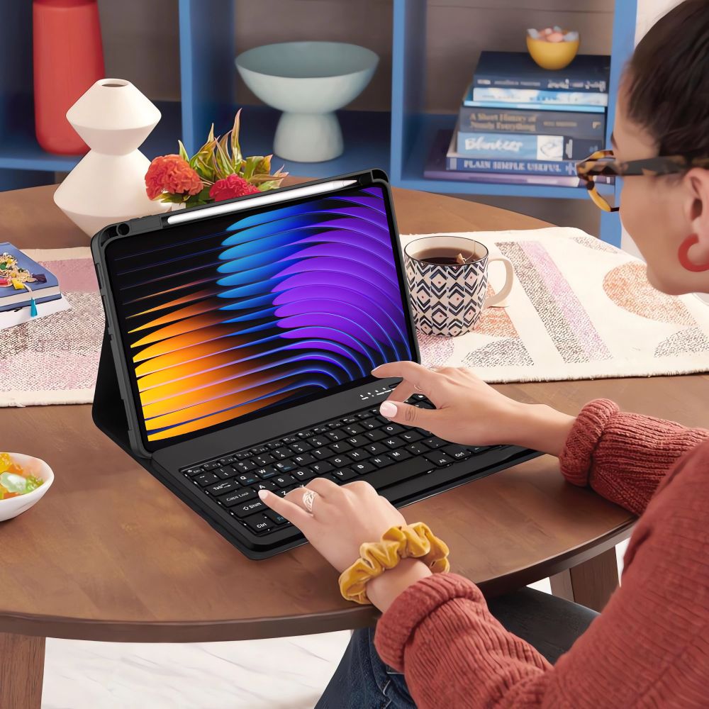 Tech-Protect SC Pen + Keyboard - Xiaomi Pad 7 - Черен