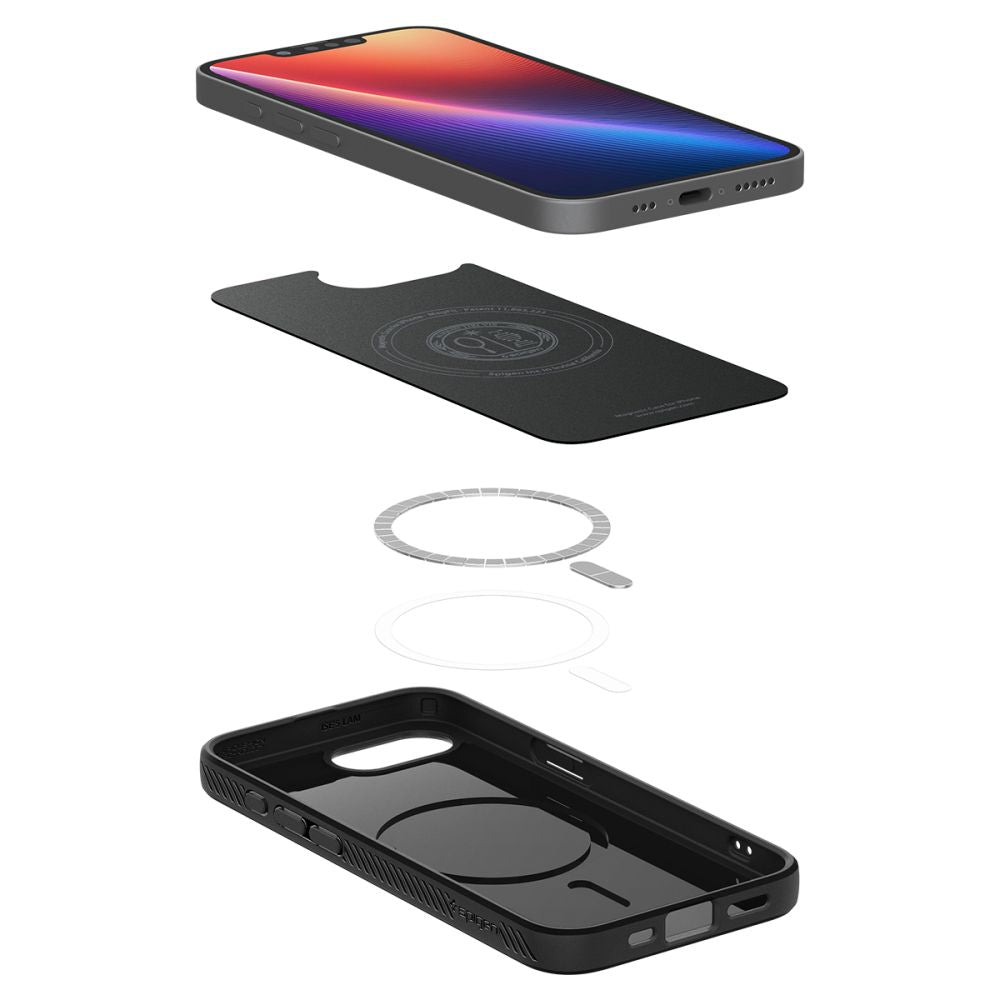 Калъф Spigen Liquid Air - iPhone 16 - Черен