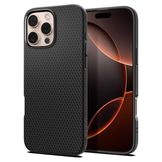 Калъф Spigen Liquid Air - iPhone 16 Pro Max - Черен