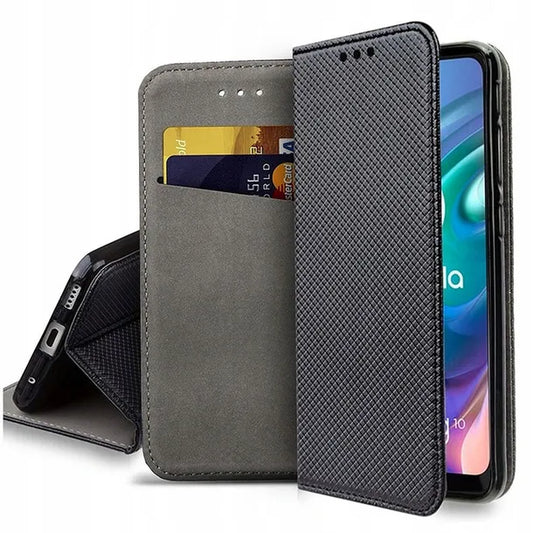 Smart Book Magnet–Калъф Тефтер–Motorola Moto G84 5G–Черен