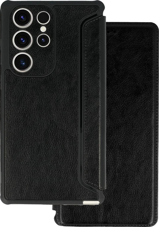 Razor Leather–Калъф Тефтер–Samsung Galaxy S20 Fe/lite–Черен