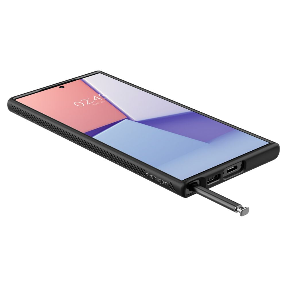 Калъф Spigen Liquid Air - Galaxy S23 Ultra - Черен