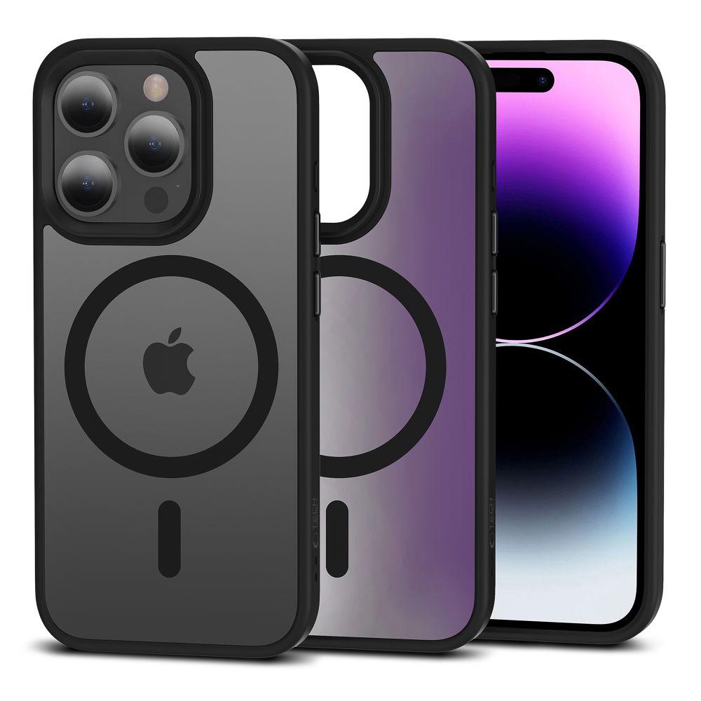 Калъф Tech-Protect MagSafe - iPhone 15 Pro Max - Черен