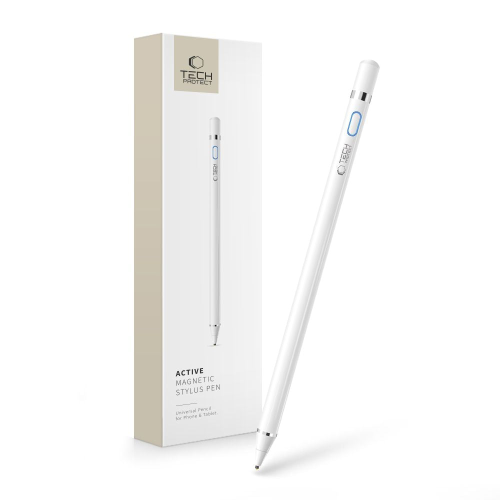 Tech-Protect Active Stylus Pen - Бял
