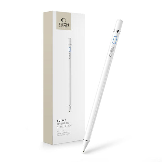 Tech-Protect Active Stylus Pen - Бял