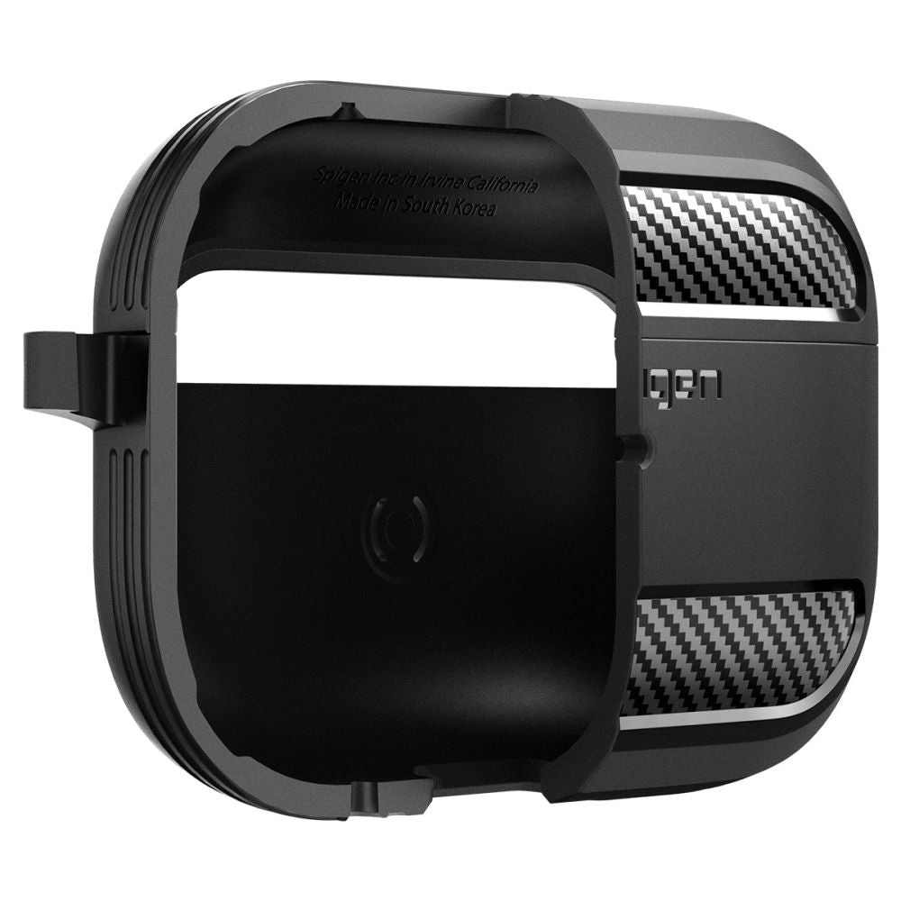 Калъф Spigen Rugged Armor - Apple AirPods Pro 1 - Черен