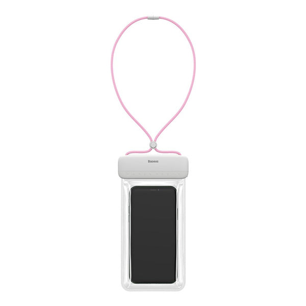 Baseus - Waterproof Case Let"s Go (ACFSD-D24) - Universal Cover for Mobile Phones, IPX8, max 7.2" - Pink
