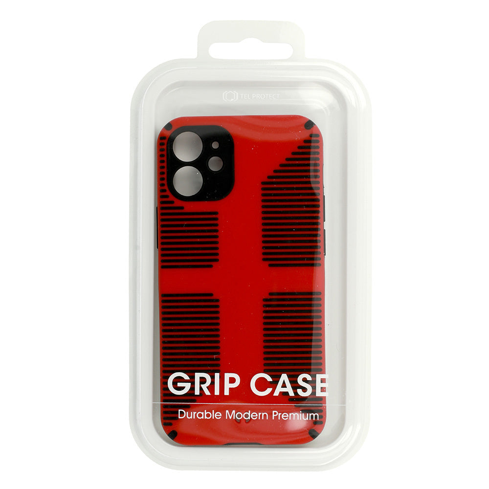 Калъф – Tel Protect Grip Case – iPhone 12 – Червен