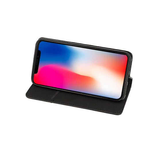 Калъф тефтер – Smart Book MAGNET – iPhone 13 Pro Max – Черен