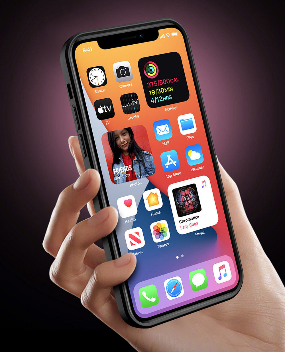 Калъф силикон – Ring Armor Camshield – iPhone 13 Pro – Червен
