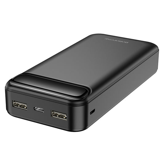 Borofone – Borofone Power Bank 20000Mah BJ14A Freeway 2Xusb – Черен
