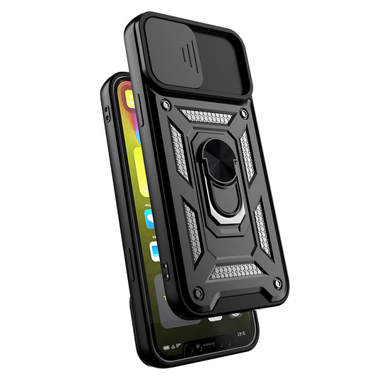Калъф силикон – Slide Camera Armor  – Samsung Galaxy A52/A52S– Черен