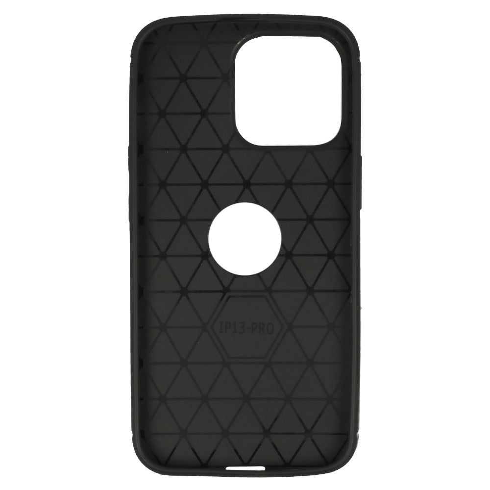 Калъф силикон – 2 mm Perfect – Carbon – iPhone 13 Pro Max – Черен