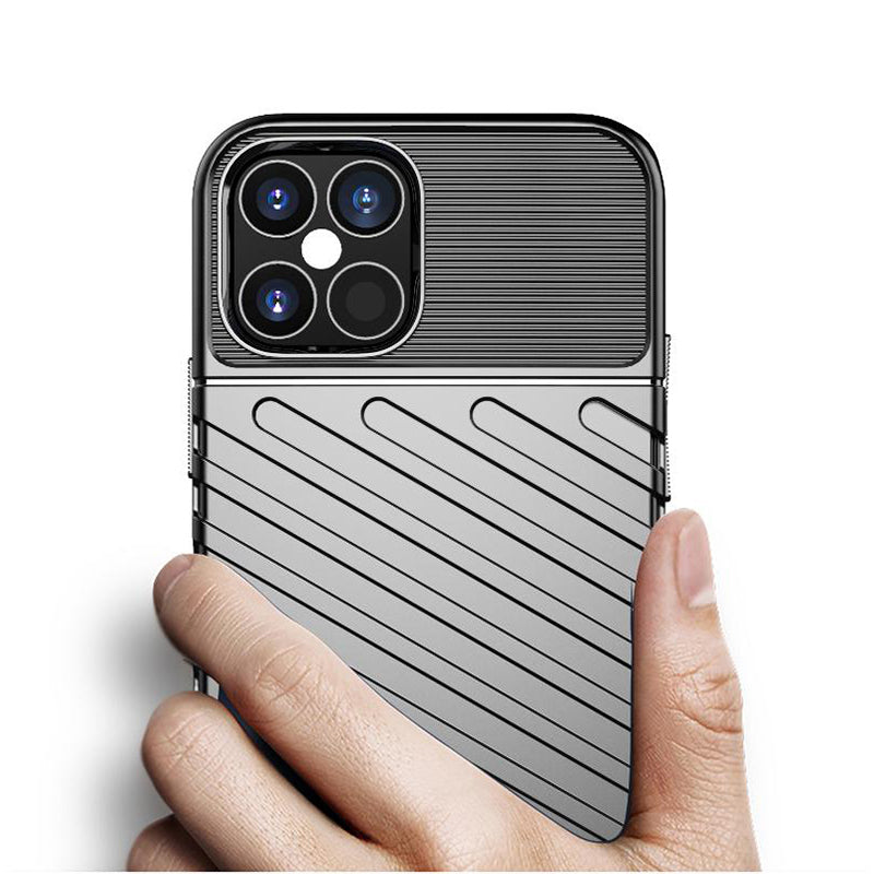 Калъф силикон – Thunder – iPhone 14 Pro Max – Черен