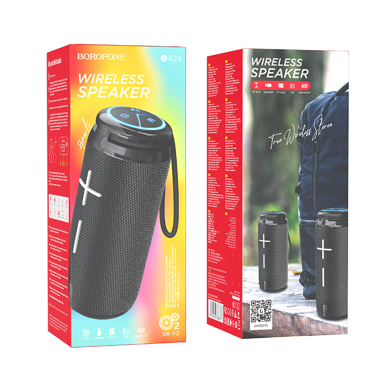 Borofone – Безжична Bluetooth тонколона Br24 Fashion – Черно