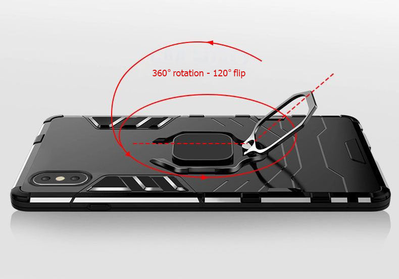 Калъф силикон – Ring Armor Camshield – Samsung Galaxy A14 4G /5G – Черен